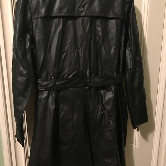Kenneth Cole Black Leather Jacket  (1X) - Picture 5 of 7